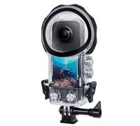 REFLEX CAMERA Waterproof Case for Insta360 X3 - 50M/164FT Underwater Diving Housing with Dome Lens - Shockproof & Dustproof Protective Cover for Snorkeling, Surfing, Swimming, and Adventure Sports