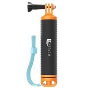 REFLEX CAMERA Waterproof Floating Hand Grip compatible with Gopro Hero 13/12/11/10/9/8, Akaso, Insta360 & DJI Osmo & other Action Cameras. Great Floating Handle with Anti Slip Grip & Wrist Strap