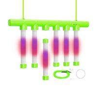 reflex challenge game 3 adjustable speeds light training reaction sticks drop drop catch hand-eye coordination interactive sports fitness adults family party competition ag