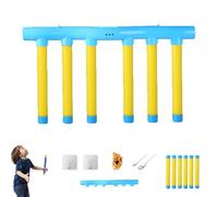 Reflex Challenge Game, Drop The Stick Game, Hand Eye Coordination Reaction Training Toy, Adjustable Speed (blue)
