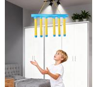 Reflex Challenge Game, Falling Sticks Reaction Trainer with 3 Adjustable Speed Modes, Refle x Sti ck Ga me for Hand-Eye Coordination, Drop Stic k Gam e for Home Office Team Activities (Yellow)