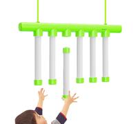 Reflex Challenge Game - LED Light Response Timer, Adjustable Difficulty Level, Durable Construction, Multiplayer Interaction Device | for Family Friends Team Building Exercise Focus Improvemen