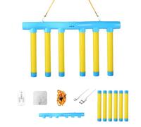 Reflex Challenge Game with Remote Control, 3 Adjustable Speed Drop Sticks Game, Hand Eye Coordination Training, Reaction Training Toy, Catching Sticks Game (A-2)