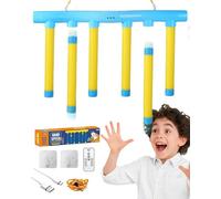 Reflex Drop Sticks Challenge Game, 3-Speed Adjustable Falling Sticks Training Toy for Hand Eye Coordination, Reaction Time & Hand Speed Training - Fun Reflex Game for Adults & Kids (W)