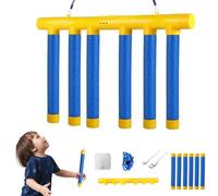Reflex Drop Sticks Challenge Game- Hand Eye Coordination Training, 3-Speed Adjustable Reflex Stick Game for Athletes, Supremes Catch Games Hand Speed Challenge for All Ages (BLUE)