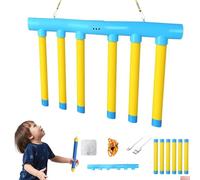 Reflex Drop Sticks Challenge Game- Hand Eye Coordination Training, 3-Speed Adjustable Reflex Stick Game for Athletes, Supremes Catch Games Hand Speed Challenge for All Ages (YELLOW)