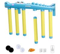 Reflex Game, Crocodile Drop Stick Game with Remote Control, 3 Speed Hand Eye Coordination Training Fun Play for Kids, Adults, Family