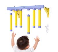 Reflex Game - Falling Baton Relay Toy | Three Speed Reaction Training Device - Hand Eye Coordination Challenge, USB Rechargeable ABS EVA Catch Game Gift For Children Adults Party Fun