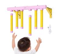 Reflex Game - Falling Baton Relay Toy | Three Speed Reaction Training Device - Hand Eye Coordination Challenge, USB Rechargeable ABS EVA Catch Game Gift For Children Adults Party Fun