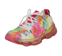 Reflex Girls Reflex Decorative Lace Up Slip On Trainers H2636 - Fuchsia Multi - UK 11 Child