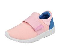 Reflex Girls Reflex Elastic Band Slip On Trainers X3015 - Pink/Blue - UK 13 Child