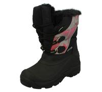 Reflex Girls Reflex Faux Fur Snow Boots - Black - UK 11 Child