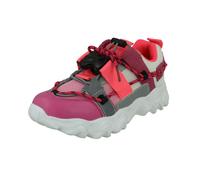 Reflex Girls Reflex Toggle Strap Trainers H2635 - Fuchsia Multi - UK 13 Child