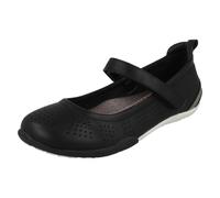 Reflex Girls Reflex Upper Strap Ballerinas H2566 - Black/Pewter - UK 10 Child