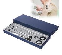Reflex Hammer Kit, Stainless Steel Neurological Percussion Set for Nervous System Examination