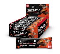 Reflex High Protein Bars - Twin 21g Protein Bars Low Calorie, Low Sugar, High Fibre, Vegetarian - Chocolate Protein Snacks - Great Taste & Texture (Chocolate Toffee Crispy, 12x60g )