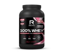 Reflex Nutrition 100% Whey Protein - 80% Pure Whey Protein - EAA Amino Acids - No Added Sugar - Whey Protein Powder for Pre Workout & Post Workout Recovery (Strawberry & Raspberry, 720g, 24 Servings)