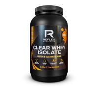 Reflex Nutrition Clear Whey Isolate Protein Powder - 20g of Protein, Low Sugar, Low Fat - Muscle Growth & Hydration - Light and Refreshing - Fruit Juice Style Flavours (Tropical, 1.2kg, 34 Servings)
