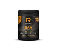 Reflex Nutrition EAA - Complete Essential Amino Acids - 16g EAAs with BCAAs, Vitamin B6, Electrolytes - Full Spectrum Amino Acids Powder for Muscle Growth & Recovery (Mango, 500g, 20 servings)