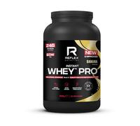 Reflex Nutrition Instant Whey™ Pro - 80% Whey Protein Powder, Low Fat, Low Sugars - Thin Textured Protein Shake for Post Workout Muscle Growth or Tasty Protein Snack (Banana, 900g, 30 Servings)
