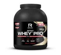 Reflex Nutrition Instant Whey™ Pro - 80% Whey Protein Powder, Low Fat, Low Sugars - Thin Textured Protein Shake for Post Workout Muscle Growth or Tasty Protein Snack (Vanilla, 2.2kg, 77 servings)