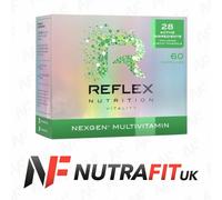 Reflex Nutrition Nexgen® Multivitamins and Minerals for Immune Support (60 Caps)- Multi Mineral and Vitamins for Immune System - Vitamins for Tiredness and Fatigue - Vitamin D Magnesium Vitamin C Zinc