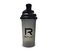Reflex Nutrition R Drink Shaker 500ml 100% Leak-Proof Integrated Mesh for Easy Mixing (500ml), black