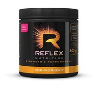 Reflex Nutrition Reflex Pre Workout Powder 3000 mg Citrulline Malate 1600 mg Beta-Alanine 125 mg Caffeine Plus B Vitamins and Electrolytes (Fruit Punch) (300 g)
