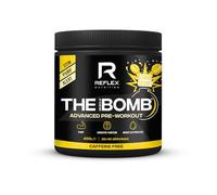 Reflex Pre-Workout The Muscle Bomb Caffeine Free, 9g Citrulline Malate, Sherbet Lemon 400g