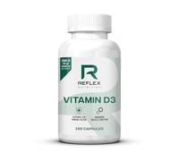 Reflex Nutrition Vitamin D3 - Vitamin D3 2000IU (50mg) per Capsule - Daily Sunshine for Winter Wellness - Vitamin D Tablets to Supports Muscle Function, Immune Support & Bone Health (100 Capsules)