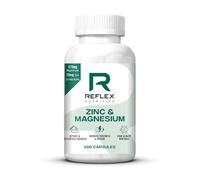 Reflex Nutrition Zinc & Magnesium - Normal Muscle Function & Protein Synthesis Support - Reduce Tiredness and Fatigue - Essential Mineral Magnesium Supplements & Zinc Supplements (100 Capsules, Vegan)
