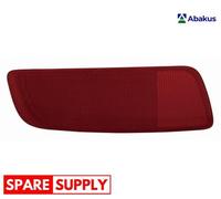 REFLEX REFLECTOR FOR RENAULT KOLEOS ABAKUS 551-2903R-UE FITS RIGHT
