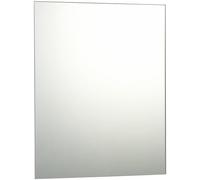 Reflex Sales 50 x 70cm Rectangle Plain Frameless Wall Mounted Bathroom Mirror, No Fittings Included