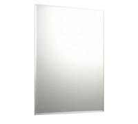 Reflex Sales and Marketing Ltd Framless Wall Mirror With Bevelled Edge, 4mm Glass, Pre-Drilled Incl: Wall Fixings (60 x 45cm)
