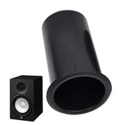 Reflex Speaker Mat - Reverse Port Heavy Duty ABS, Cross Ventilation Pipe | 15.5x9.5x9.6cm Output 8in Subwoofer with Airflow Control, Pilot Hole Guide Black for the