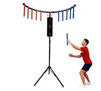 Reflex Stick Challenge Game - Adjustable Speed Hand-Eye Coordination Trainer Arcade Machine with LED Display & Music for Family Parties