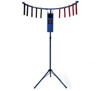 Reflex Stick Challenge Game, Adjustable Speed Hand-Eye Coordination Trainer Arcade Machine with LED Light & Music Reaction for Events, Rentals, and Family Game Nights Blue
