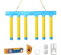 Reflex Stick Game, Drop Stick Reflex Challenge Game, Catching Sticks Games, Reaction Training Toy, Adjustable Speed Hand-Eye Coordination Test, Upgrade Remote Control(Yellow,No Light Remote)