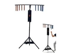 Reflex Stick Reaction Trainer with Remote Control, Adjustable Height Tripod, 3 Modes, Family Arcade Game for Parties and Events, Upgraded Version