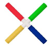 Reflex Trainer Stick, Four-Head Agility Training Tool, Hand-Eye Coordination Exercise Equipment, Reaction Exercise Stick 11.81 x 11.81 x 1.16 Inch for Athletes All Ages