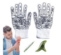 Reflex Zone Socks Set, Foot Socks, Pressure Points Socks, Reflex Zone Socks with Massager, Reflexology Socks Gloves, Hand Reflex Zone Gloves