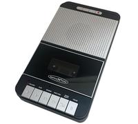 Reflexion CCR8018 Retro Cassette Recorder with USB MP3 Recording Portable with Microphone, Speaker, AUX-IN, Headphone Output Mains & Battery Operated One-Touch Recording & Auto Stop