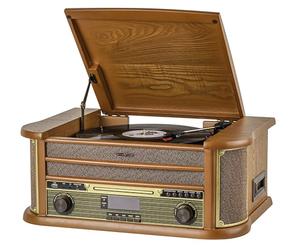 Reflexion HIF2002DAB Retro Stereoanlage DAB+, UKW, CD, Kassette, turntable, Bluetooth®, USB, E