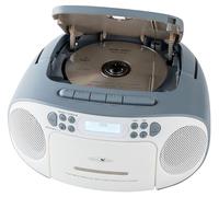 Reflexion RCR2260DAB/BL Portable CD/MP3 Cassette USB DAB+ Stereo Radio (2 x 12 Watt Max Music Power), 3.5 mm Aux-In Connection and 3.5 mm Headphone Output, Digital LCD Display, Blue