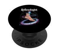 Reflexologist Special Edition Cosmic Chakra Foot PopSockets Adhesive PopGrip