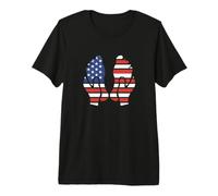 Reflexology American Flag Reflexologist America Massage Premium T-Shirt