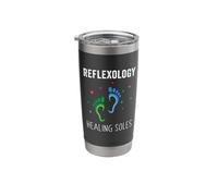 Reflexology Healing Soles Reflexologist Massage Stainless Steel Insulated Tumbler