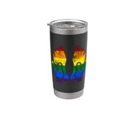 Reflexology LGBT Flag Reflexologist LGBTQ Massage Stainless Steel Insulated Tumbler