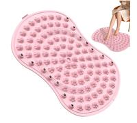 Reflexology Mat, Foot Relaxation Mat, Thickened Relieving Doormat, Yoga Foot Rock Mat, Portable Reflexology Walking, Pressure Point Pad with Magnets for Foot Stress Relief