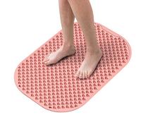 Reflexology Mat, Pressure Point Massage Pad, 20.08x15.35X0.98 Inches Size Fatigue, Silicone Mat for Women’s Relaxation, Yoga, Bathrooms, Outdoor Use, Blue, Pink